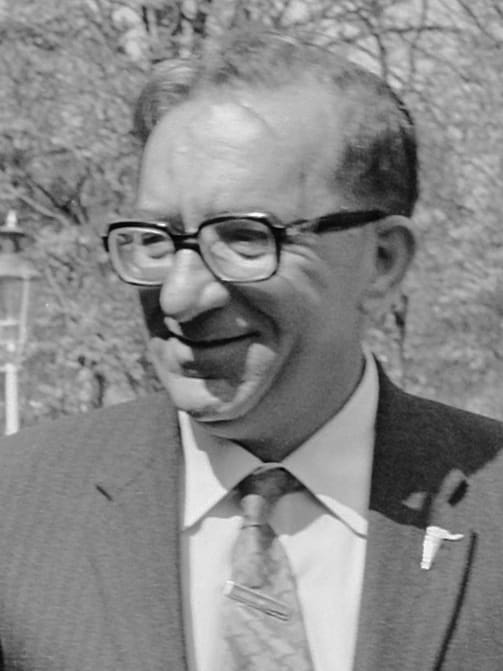 Dom Mintoff, Malta (portrait via Wikimedia Commons)