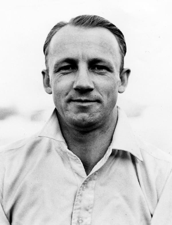 Don Bradman, Australia (portrait via Wikimedia Commons)