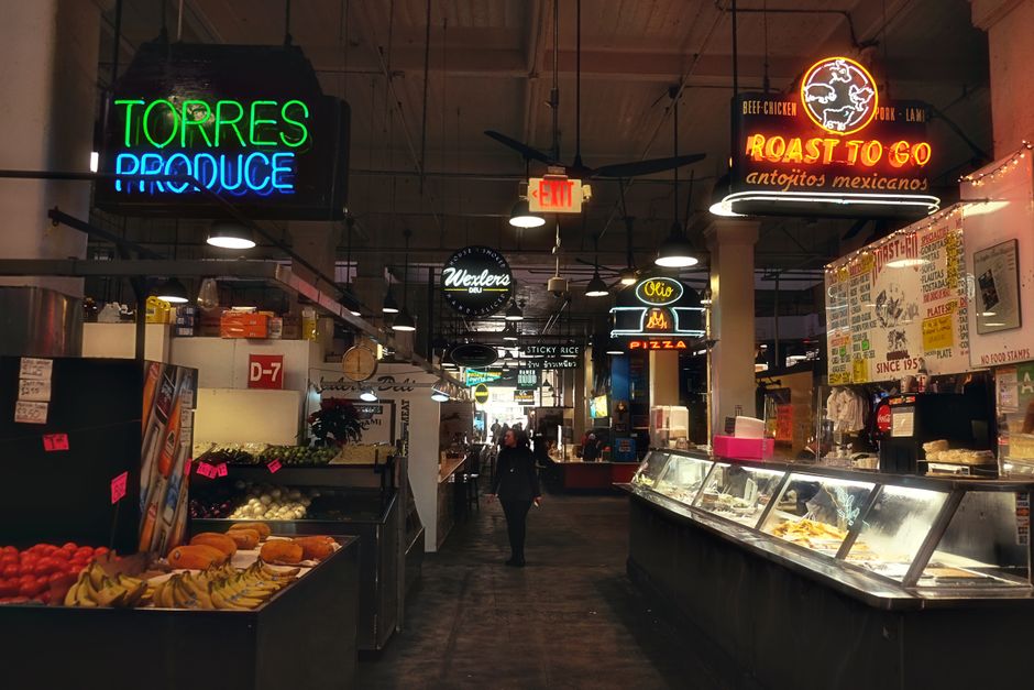 Eat lunch at Grand Central Market, Los Angeles, United States