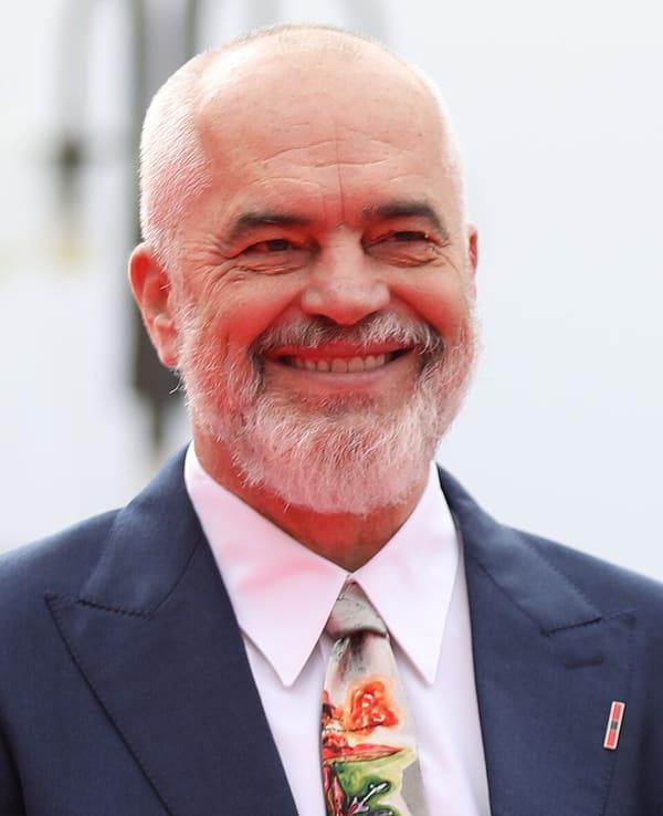Edi Rama, Albania (portrait via Wikimedia Commons)