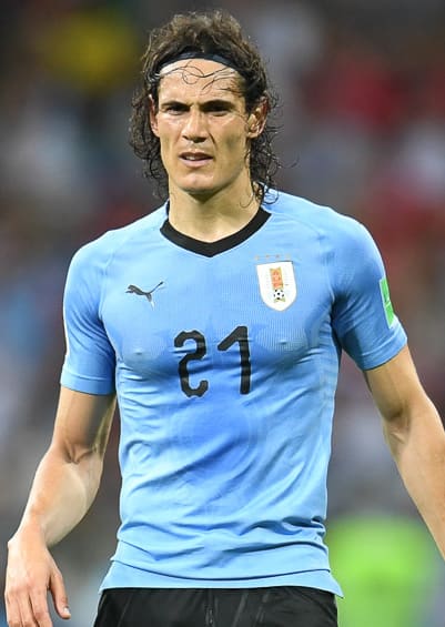 Edinson Cavani, Uruguay (portrait via Wikimedia Commons)