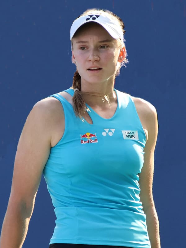 Elena Rybakina, Kazakhstan (portrait via Wikimedia Commons)