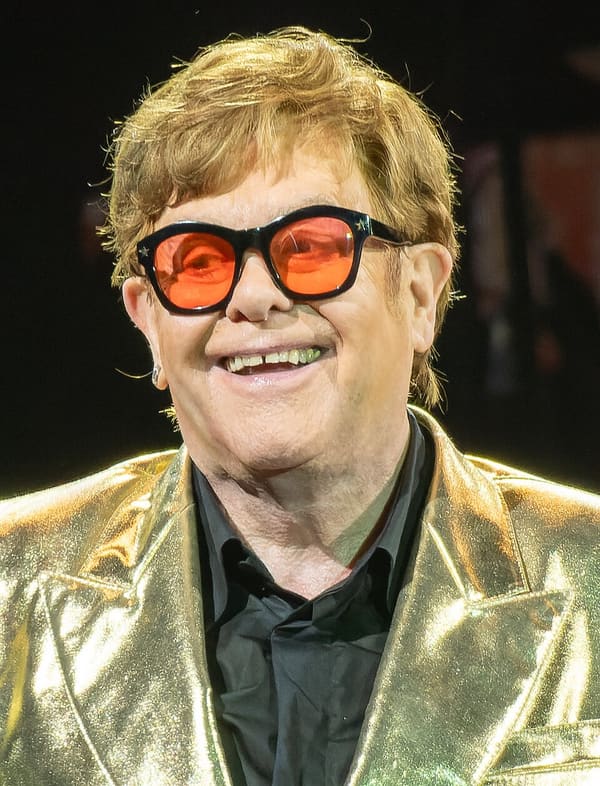 Elton John, United Kingdom (portrait via Wikimedia Commons)