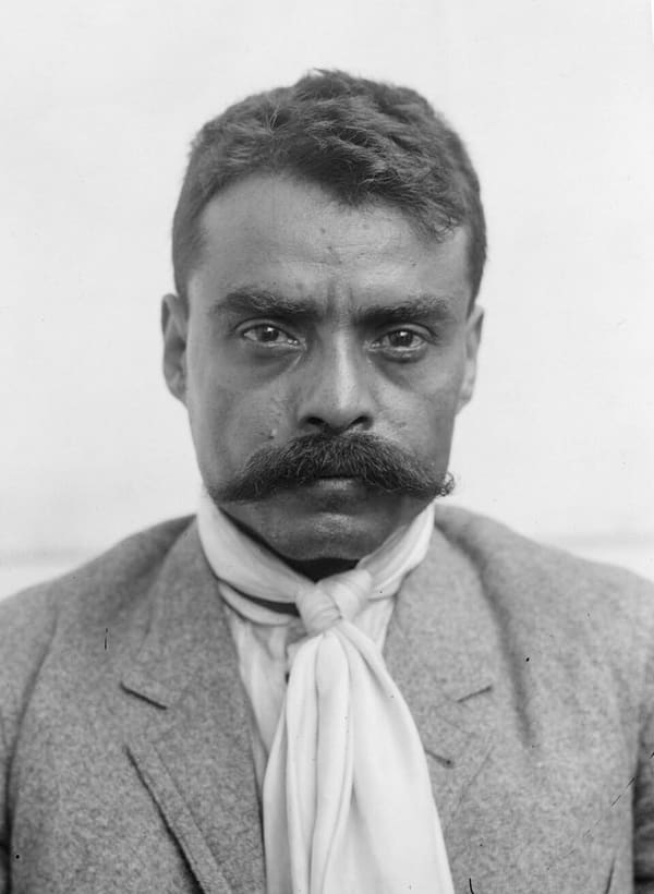 Emiliano Zapata, Mexico (portrait via Wikimedia Commons)