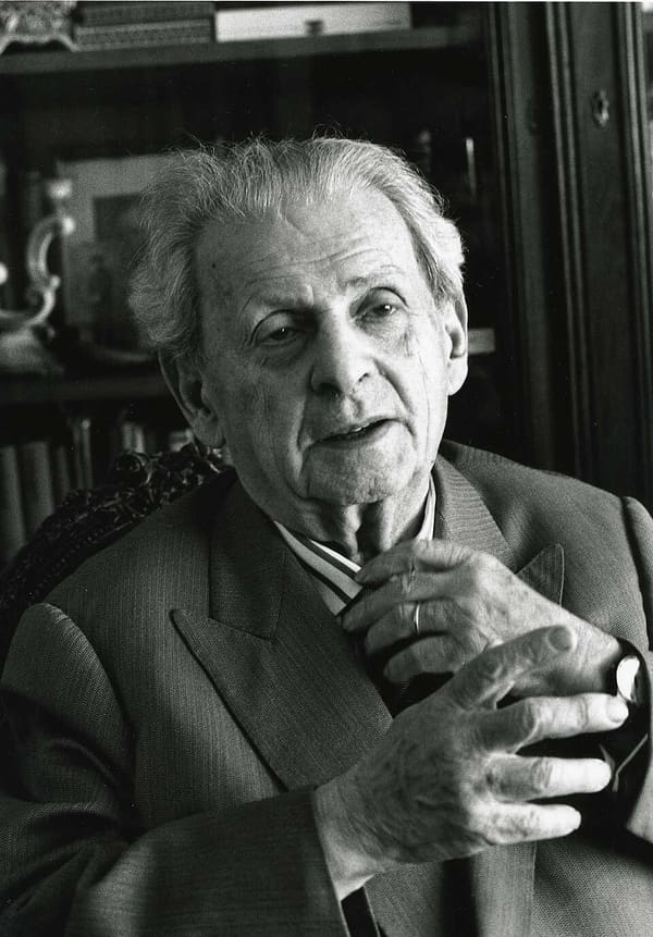 Emmanuel Levinas, Lithuania (portrait via Wikimedia Commons)