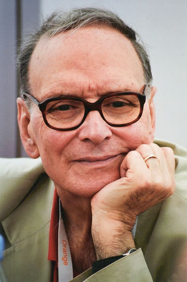 Ennio Morricone, Italy (portrait via Wikimedia Commons)