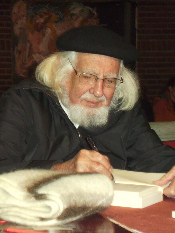Ernesto Cardenal, Nicaragua (portrait via Wikimedia Commons)