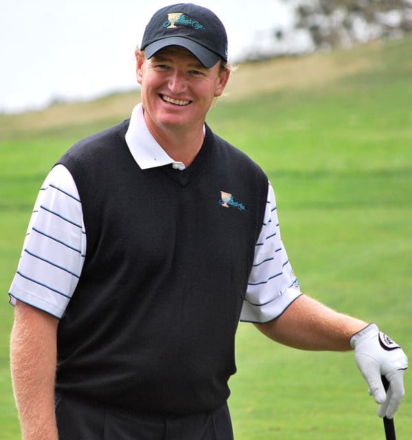 Ernie Els, South Africa (portrait via Wikimedia Commons)
