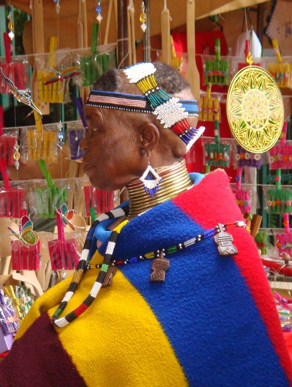 Esther Mahlangu, South Africa (portrait via Wikimedia Commons)