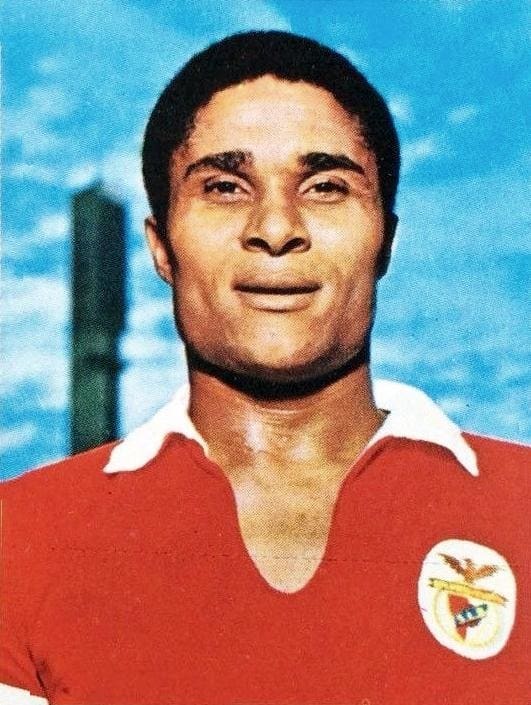 Eusébio, Portugal (portrait via Wikimedia Commons)