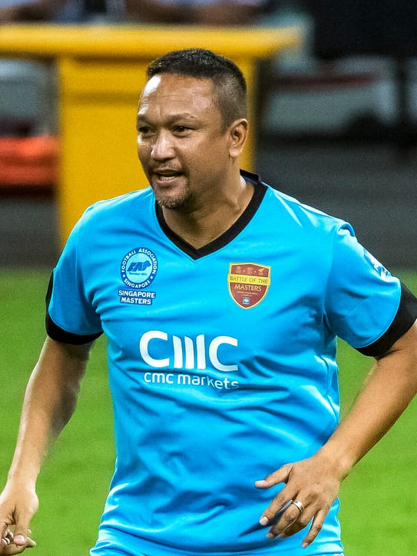 Fandi Ahmad, Singapore (portrait via Wikimedia Commons)