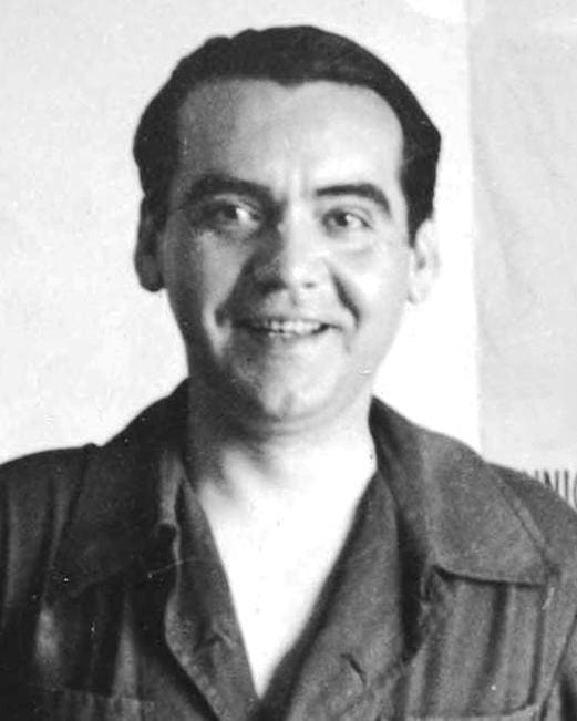 Federico García Lorca, Spain (portrait via Wikimedia Commons)