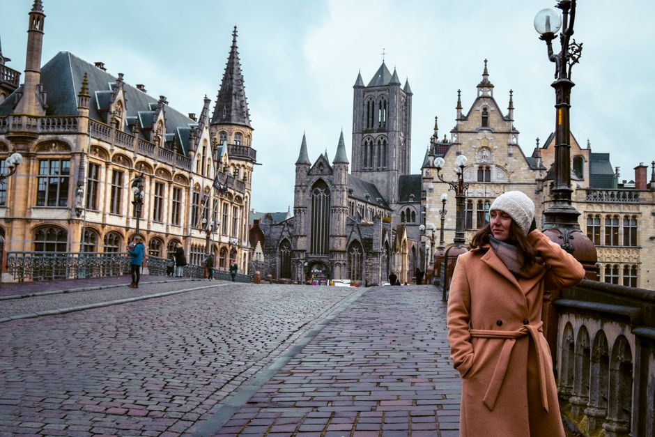 Find whatever is on the wall in Werregarenstraat, Ghent, Belgium