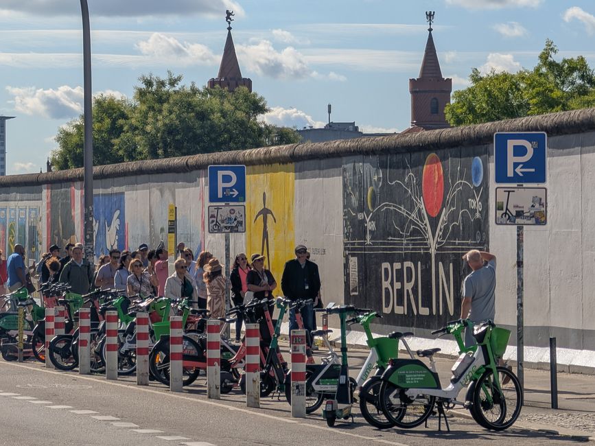 Follow the East Side Gallery along the Spree, Berlin, Germany