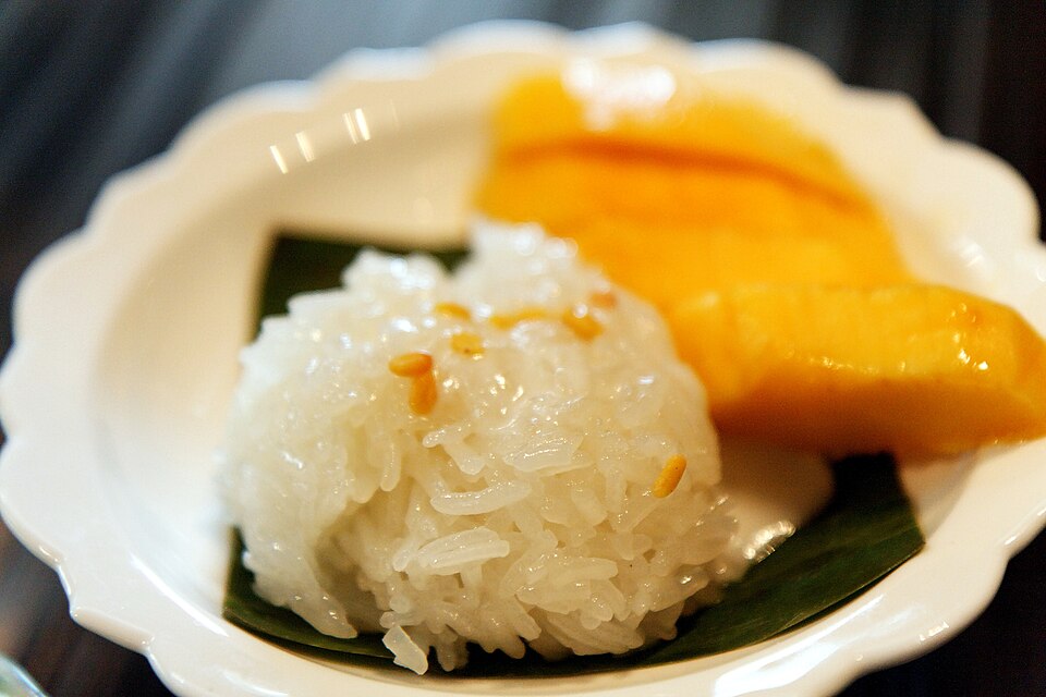Mango sticky rice, Bangkok (Wimup travel guide)