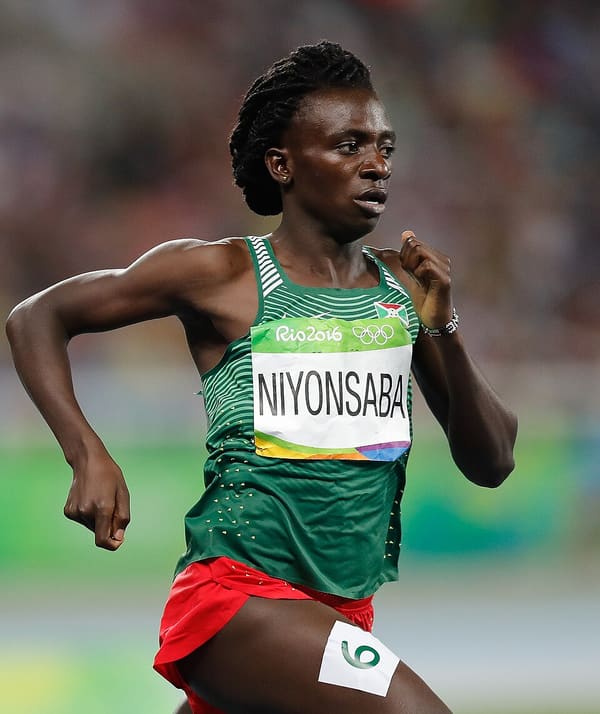Francine Niyonsaba, Burundi (portrait via Wikimedia Commons)