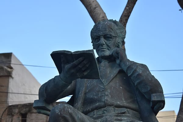 Francis Ebejer, Malta (portrait via Wikimedia Commons)
