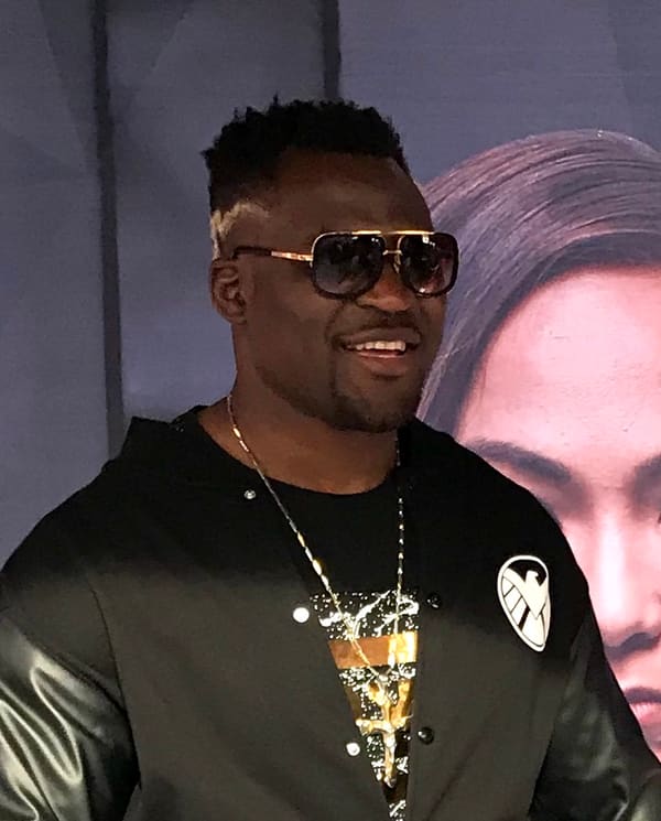 Francis Ngannou, Cameroon (portrait via Wikimedia Commons)