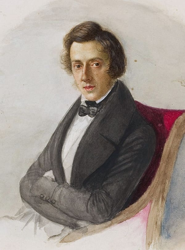 Frédéric Chopin, Poland (portrait via Wikimedia Commons)