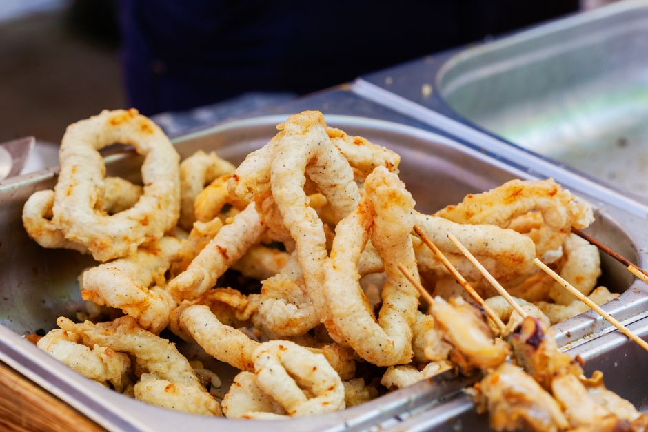 Fried calamari, Algeria dish (Wimup)