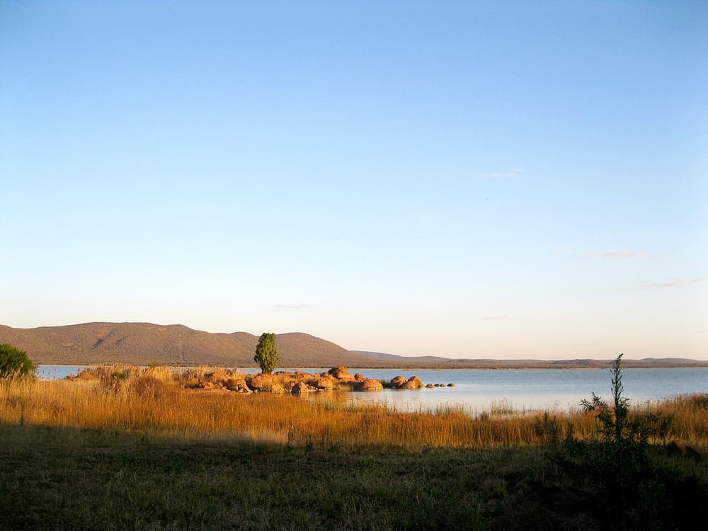 Gaborone Dam and the Yacht Club