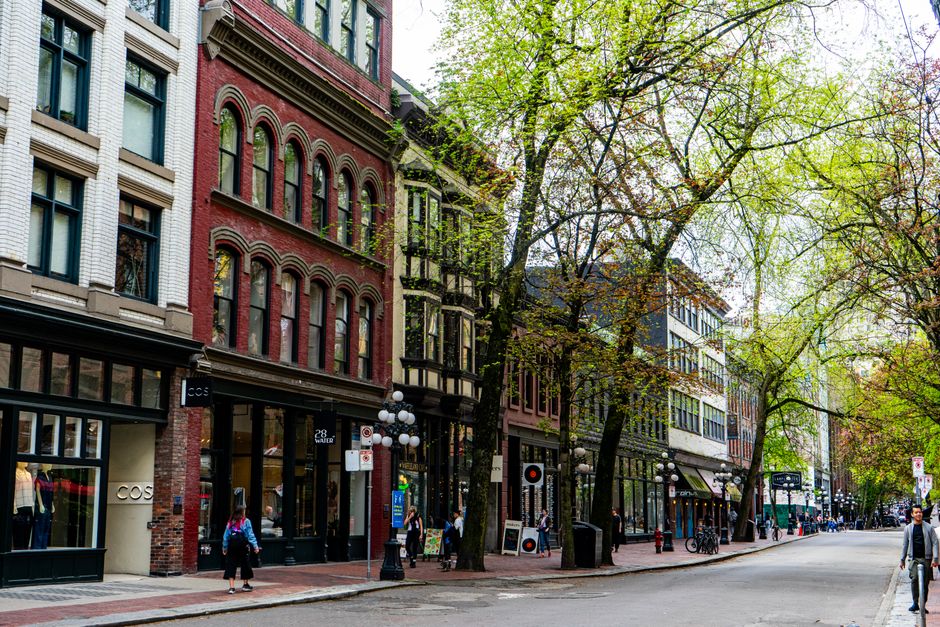 Gastown and the steam clock, Vancouver (Wimup)
