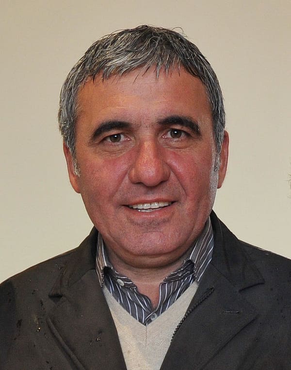 Gheorghe Hagi, Romania (portrait via Wikimedia Commons)