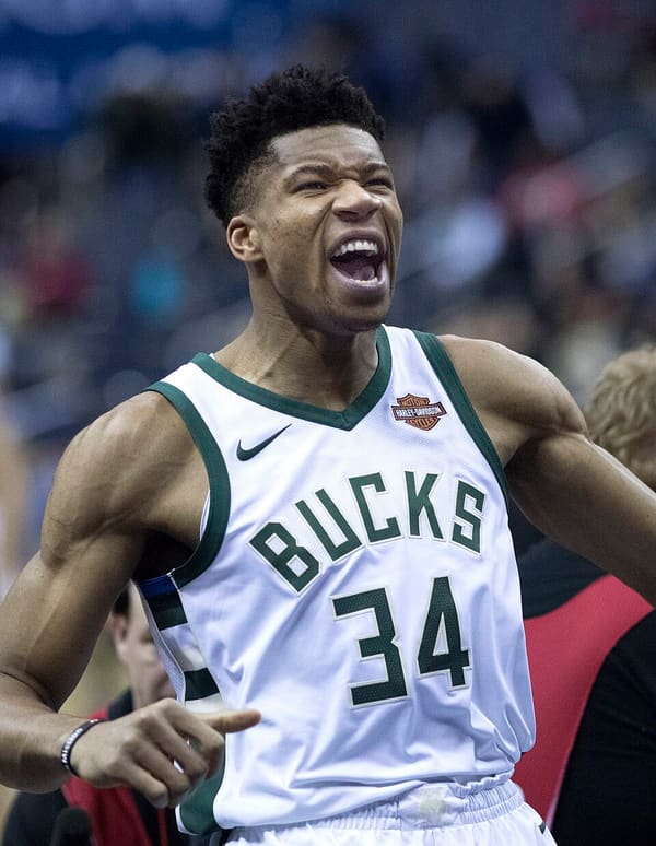 Giannis Antetokounmpo, Greece (portrait via Wikimedia Commons)