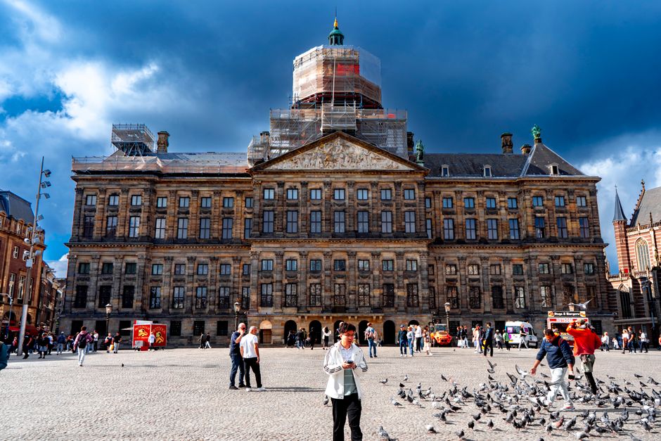 Go inside the Royal Palace on the Dam, Amsterdam, Netherlands