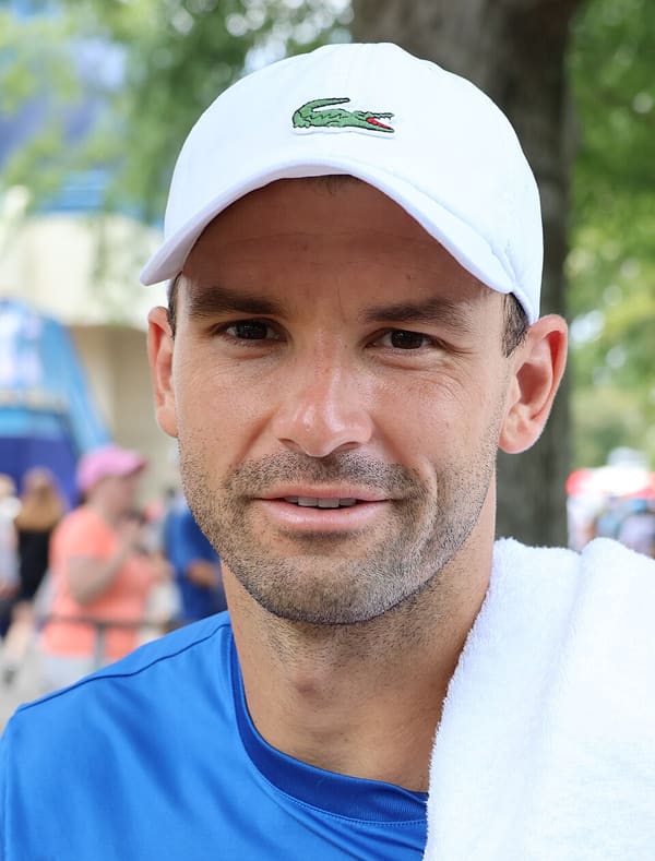 Grigor Dimitrov, Bulgaria (portrait via Wikimedia Commons)