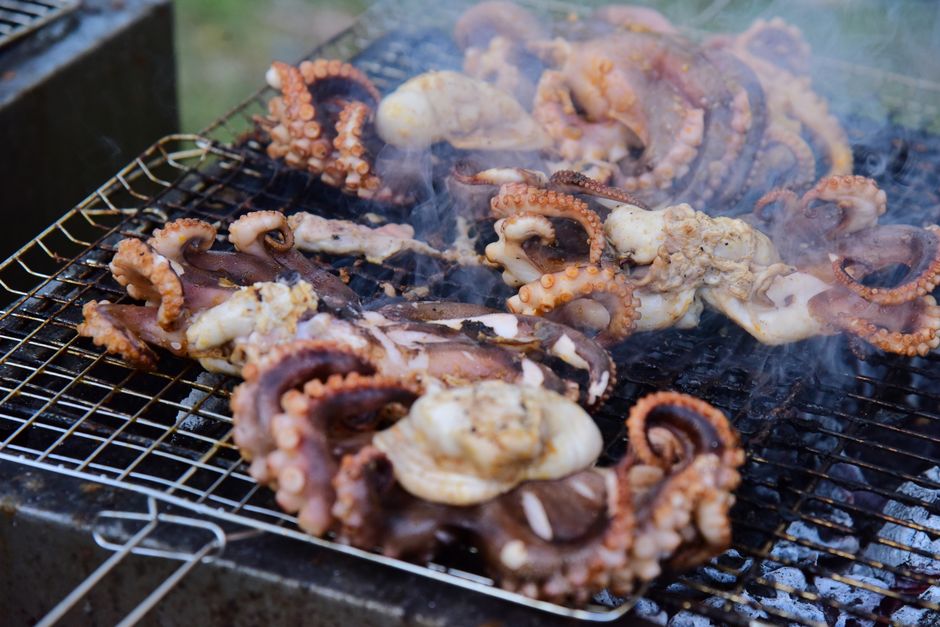 Grilled octopus, Athens (Wimup travel guide)