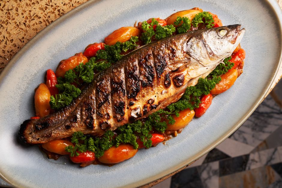 Grilled whole fish, Bodrum (Wimup travel guide)