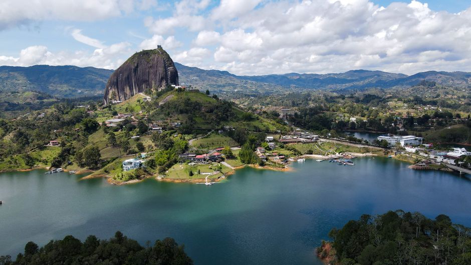 Guatapé and the Piedra del Peñol, Medellín, Colombia