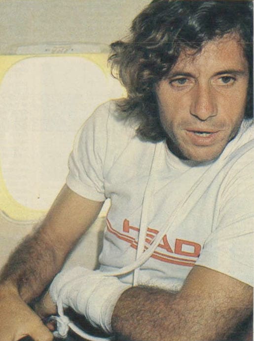 Guillermo Vilas, Argentina (portrait via Wikimedia Commons)