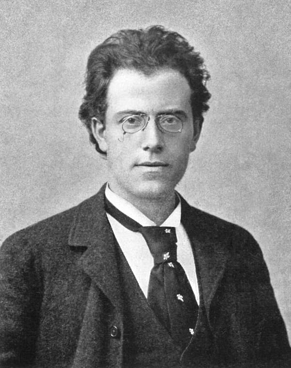 Gustav Mahler, Austria (portrait via Wikimedia Commons)