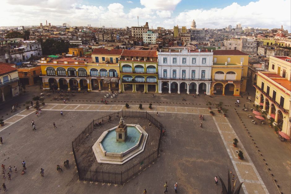 Habana Vieja and its four plazas, Havana, Cuba