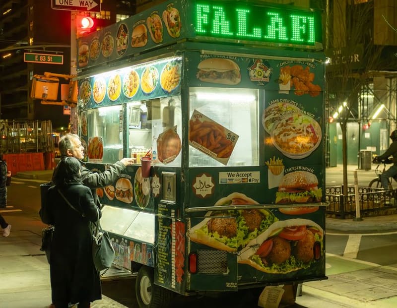 Halal cart chicken and rice, New York City (Wimup travel guide)