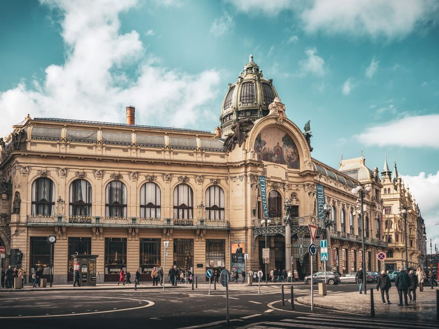 Hear a concert in the Municipal House, Prague, Czechia