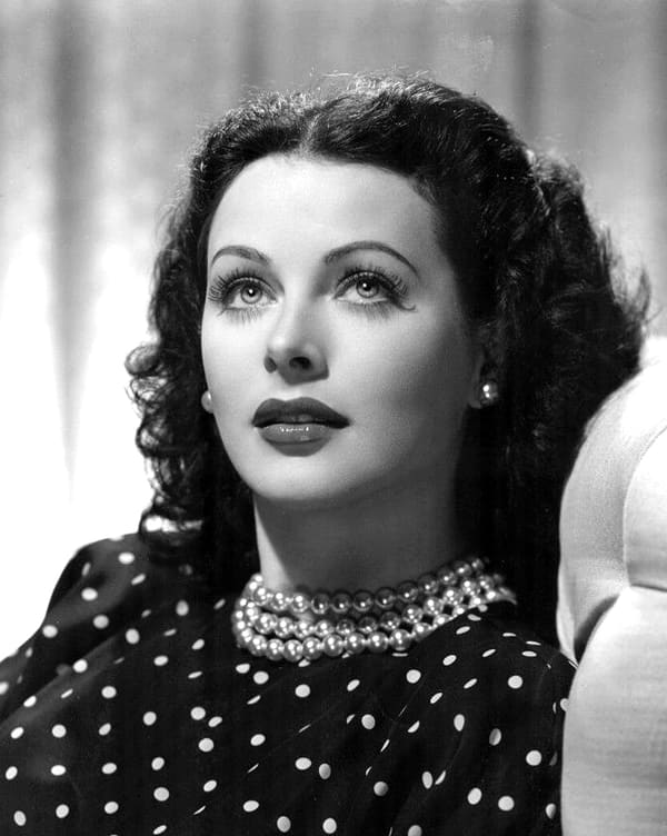 Hedy Lamarr, Austria (portrait via Wikimedia Commons)
