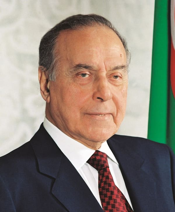 Heydar Aliyev, Azerbaijan (portrait via Wikimedia Commons)