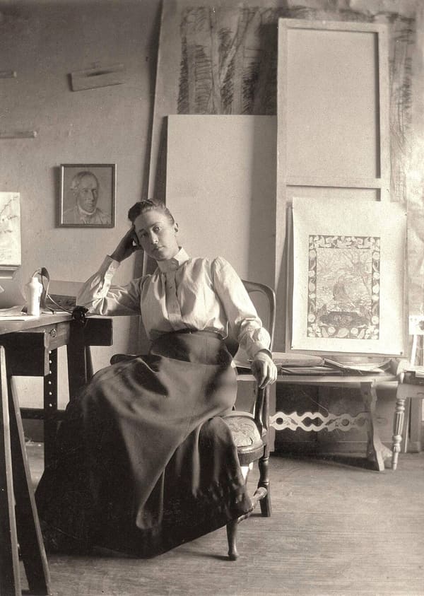 Hilma af Klint, Sweden (portrait via Wikimedia Commons)