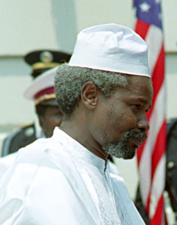 Hissène Habré, Chad (portrait via Wikimedia Commons)