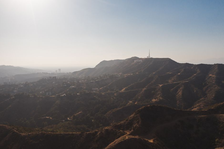 Hollywood Sign trails