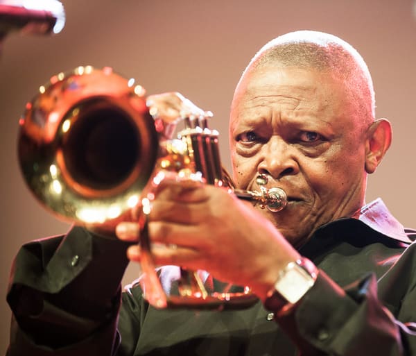 Hugh Masekela, South Africa (portrait via Wikimedia Commons)