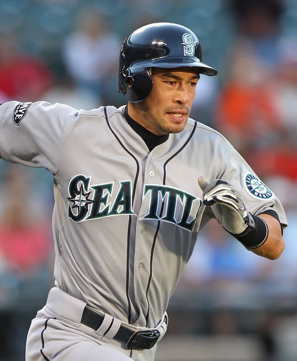 Ichiro Suzuki, Japan (portrait via Wikimedia Commons)