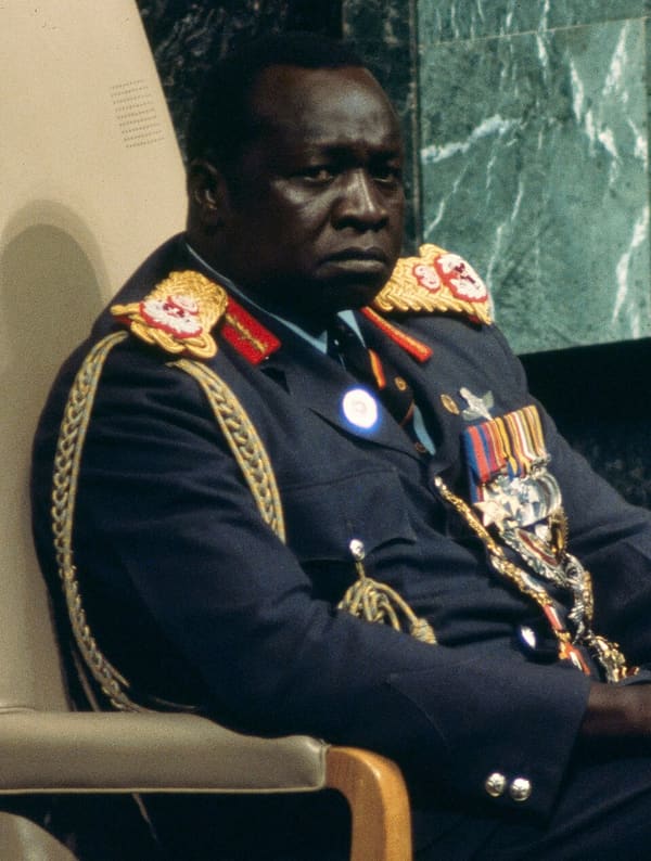 Idi Amin, Uganda (portrait via Wikimedia Commons)