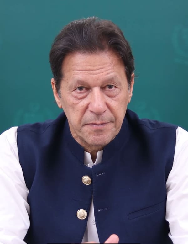Imran Khan, Pakistan (portrait via Wikimedia Commons)