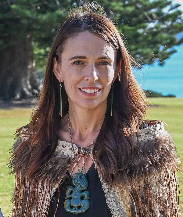 Jacinda Ardern, New Zealand (portrait via Wikimedia Commons)