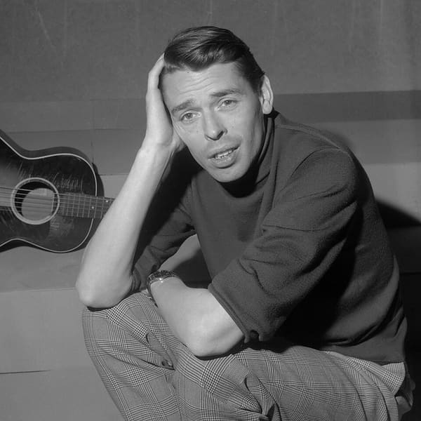 Jacques Brel, Belgium (portrait via Wikimedia Commons)