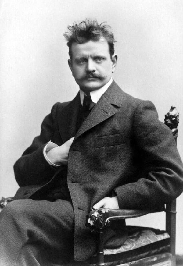 Jean Sibelius, Finland (portrait via Wikimedia Commons)